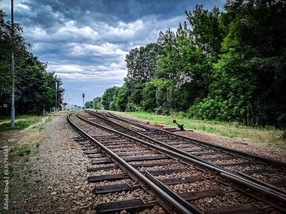railway in the countryside
