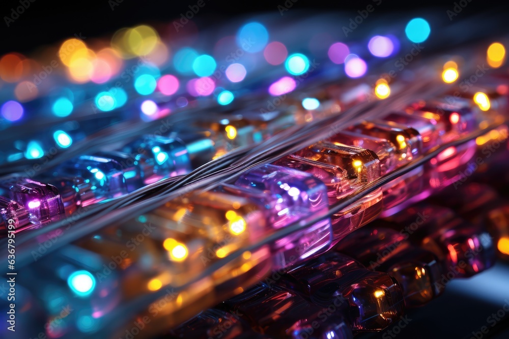 Delving Deeper: Examining the Minute Details of Close-Up Fiber Optic Cable Structures Delving Deeper: Examining the Minute Details of Close-Up Fiber Optic Cable Structures