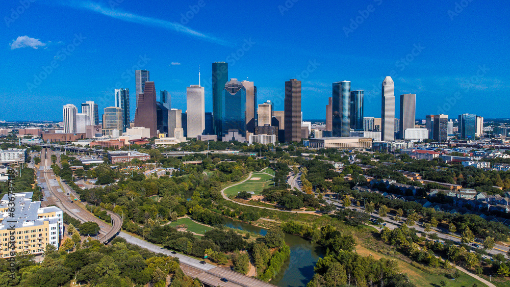Naklejka premium downtown Houston