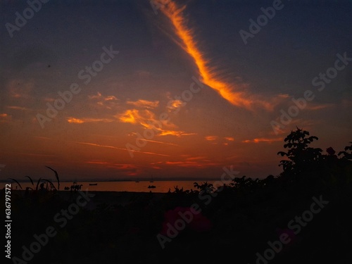 Wallpaper Mural beautiful sunset on the beach in Rewa, Poland Torontodigital.ca