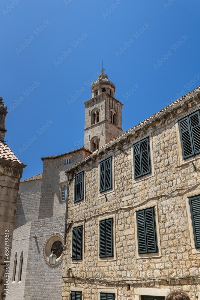 The Dominican Monastery and the Church of St. Dominic in the Old Town of Dubrovnik, Croatia