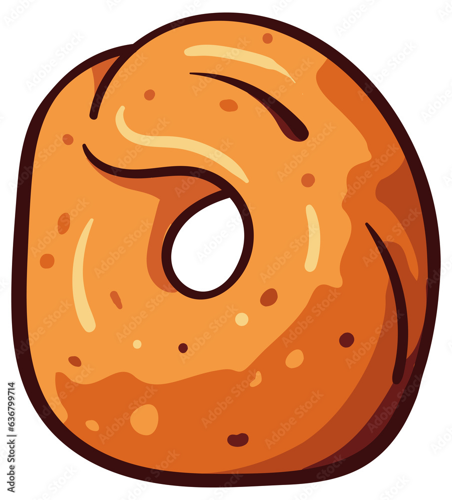 Fototapeta premium donut isolated 