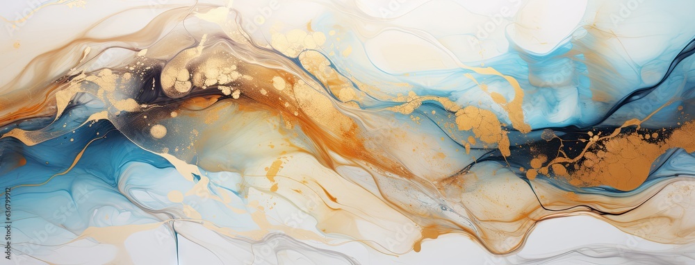 Fototapeta premium Abstract watercolor background. Generative AI