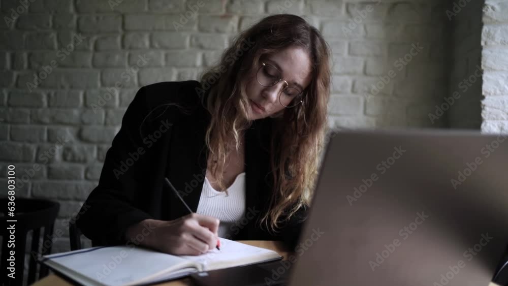 Successful Woman Working Remotely on Laptop. Woman Achieving Success in Remote Work. Laptop Lifestyle: Girl Working Remotely. Coffee Shop Remote Work: Successful Lady. Empowered Remote Female Worker Successful Woman Working Remotely on Laptop. Woman Achieving Success in Remote Work. Laptop Lifestyle: Girl Working Remotely. Coffee Shop Remote Work: Successful Lady. Empowered Remote Female Worker