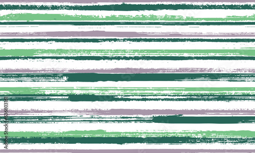 Ink freehand rough stripes vector seamless pattern. Messy tartan plaid print ...
