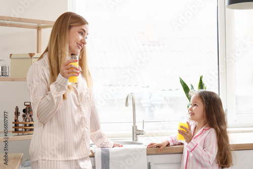 Little girl with her mother...