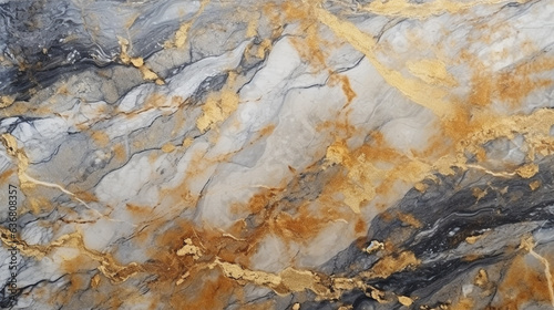 Marble surface with gold and silver with a textured surface  for wallpapers and displays