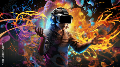 Virtual Nexus: Expressive AI-Human Fusion Amidst Digital Euphoria © TechArtTrends