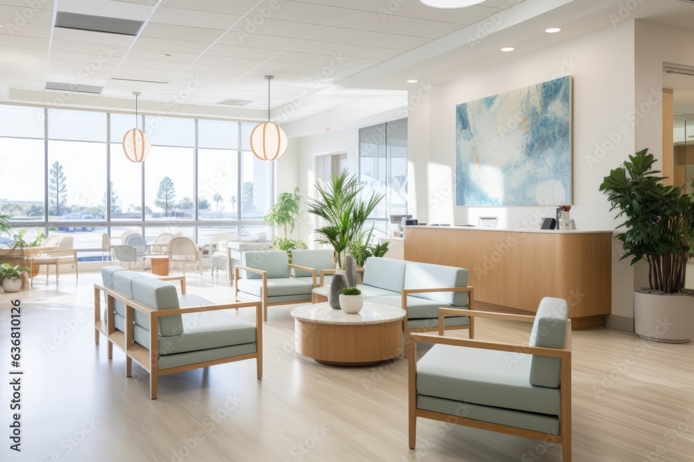 Fototapeta premium Modern Medical Healthcare Setting 