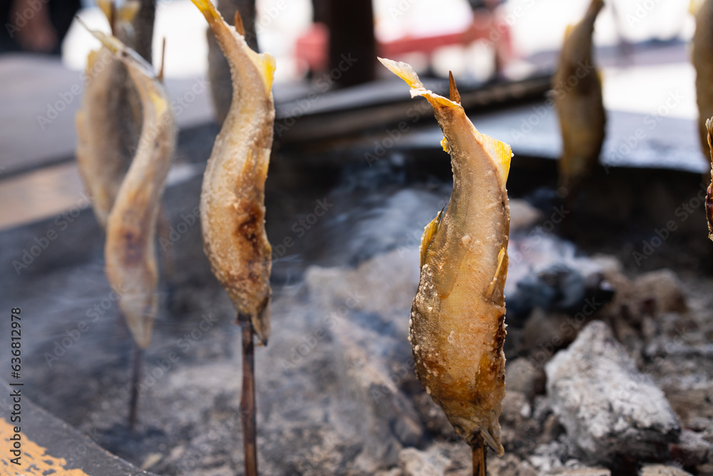 Obraz premium 鮎の塩焼き
