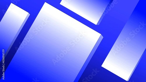 Glowing bluish white rectangles background