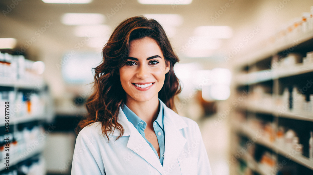 young woman pharmacist