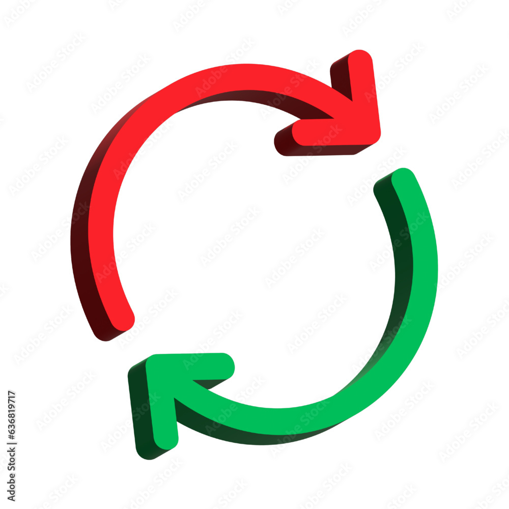 3D Illustration of Sync Isolated on White Background
3D Illustration of Sync Isolated on White Background