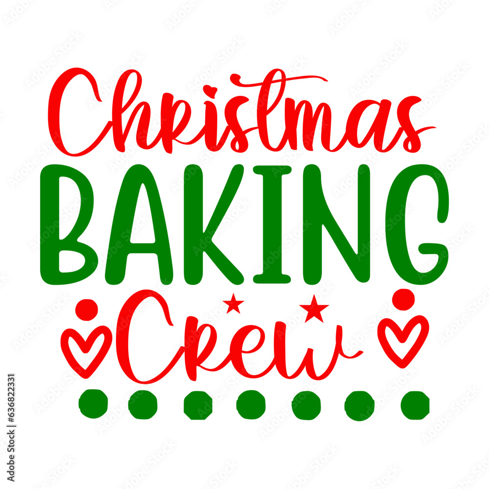 Christmas Baking Crew Svg
