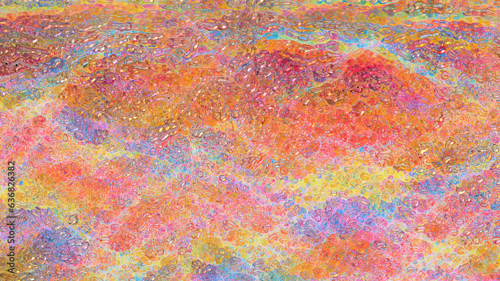 abstract jelly surface  colorful dark and light rainbow pastel color texture