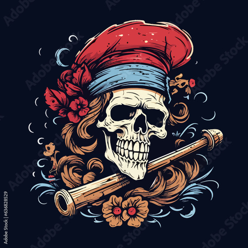 Vector skull
