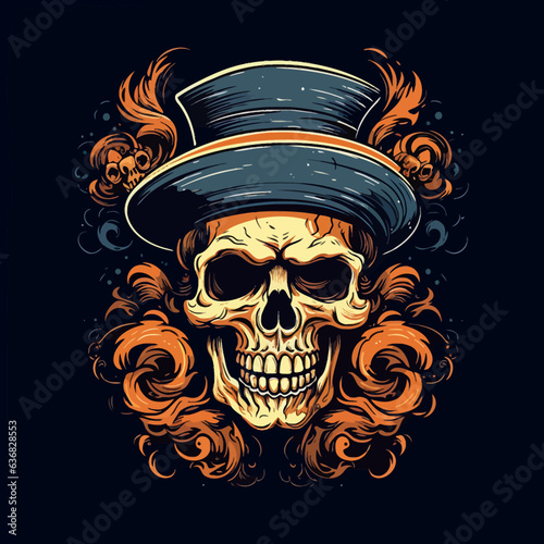 Vector skull