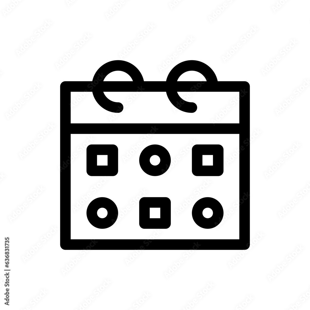 calendar line icon calendar line icon