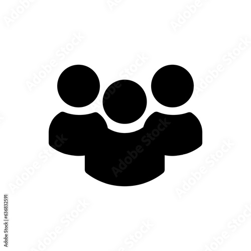 group glyph icon