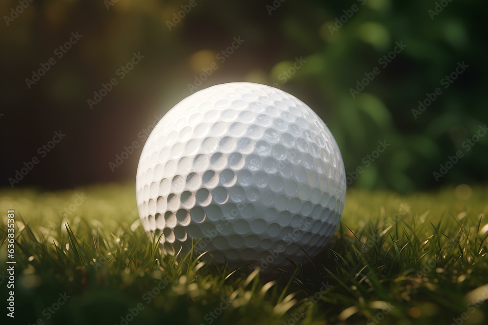 golf ball on tee made by midjeorney golf ball on tee made by midjeorney