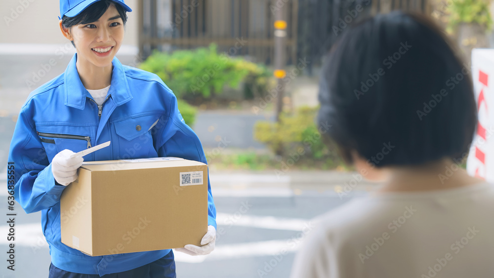 荷物を届けるデリバリースタッフ セールスドライバー 荷物を届けるデリバリースタッフ セールスドライバー