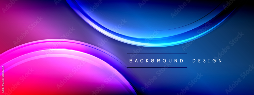 Vector abstract background - liquid transparent bubble shapes on fluid gradient with shadows and light effects Vector abstract background - liquid transparent bubble shapes on fluid gradient with shadows and light effects