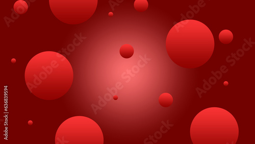 Abstract red futuristic geometric background. Futuristic hi-technology concept. Modern template design for covers, brochures, web and banner.