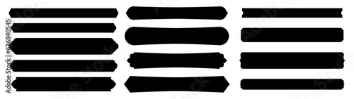 いろいろなテロップベース素材