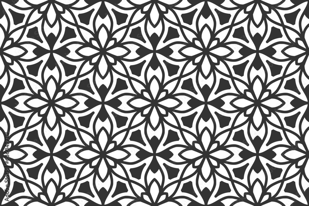 Seamless abstract geometric shape pattern Seamless abstract geometric shape pattern