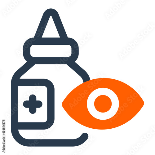 Eye serum for rejuvenation vector icon
