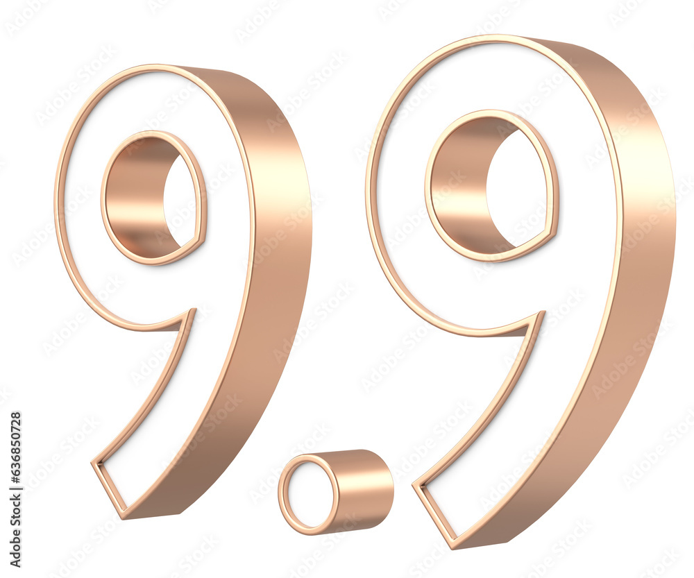 9.9 sale. September sale. 3D illustration. 9.9 sale. September sale. 3D illustration.