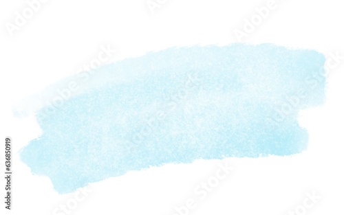 delicate blue watercolor background on white