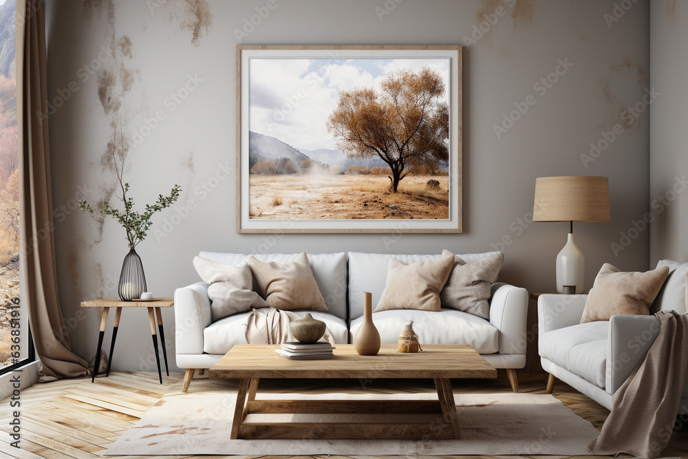 Fototapeta premium Modern living room 