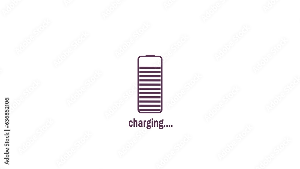 abstract charging icon illustration background 4k abstract charging icon illustration background 4k