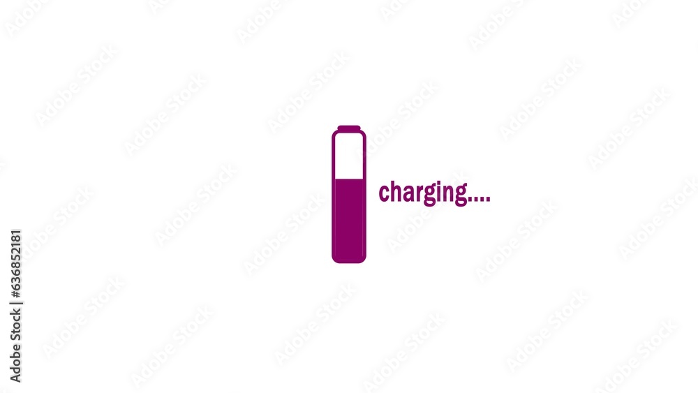 abstract charging icon illustration background 4k abstract charging icon illustration background 4k