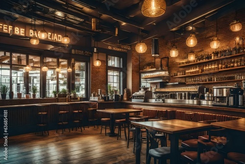 interior of a bar