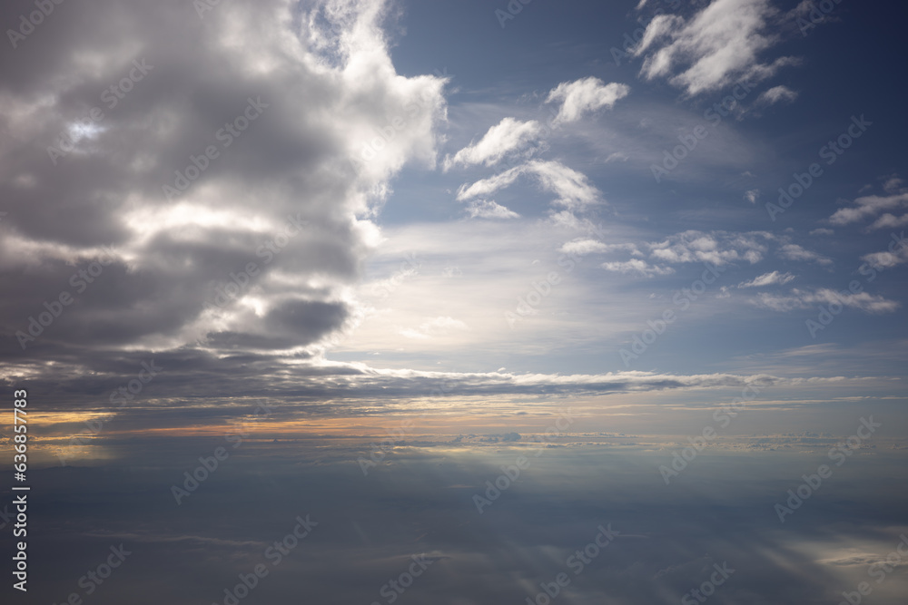 Obraz premium blue sky with clouds