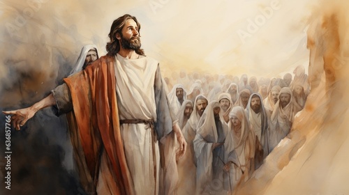 Jesus and his followers