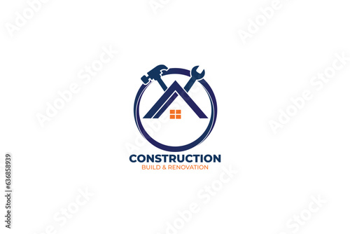Illustration vector graphic of Construction logo