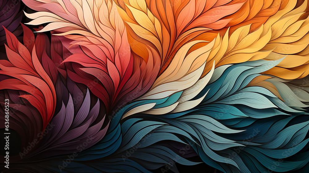 autumn leaves and branches background, abstract soft color softpastel bright colors, fall pattern autumn leaves and branches background, abstract soft color softpastel bright colors, fall pattern