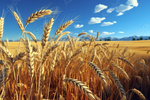 wheat field  AI generated