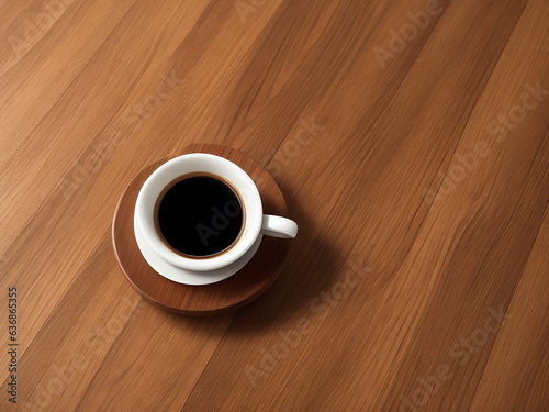 a cup of hot steaming coffee on a black background