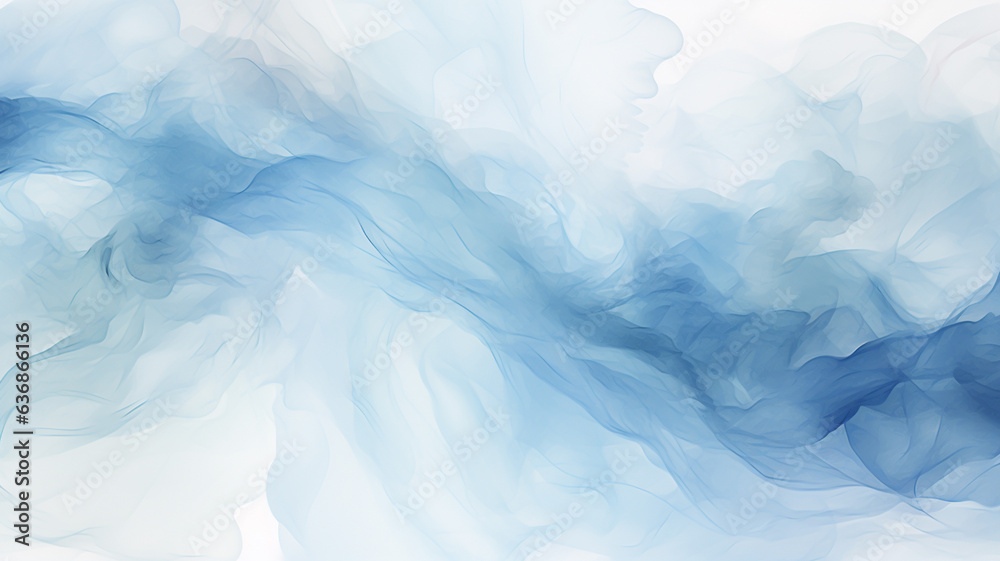 Watercolor Background: Soft and Pale Blue and White Watercolor Background: Soft and Pale Blue and White
