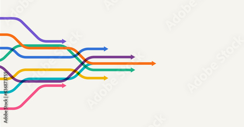 Abstract arrow direction. Technology background