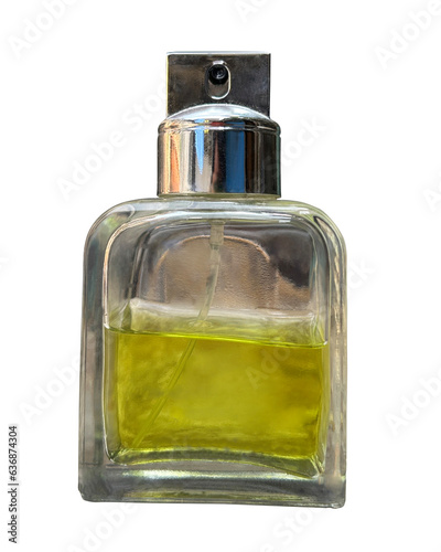 perfume bottle isolated on white