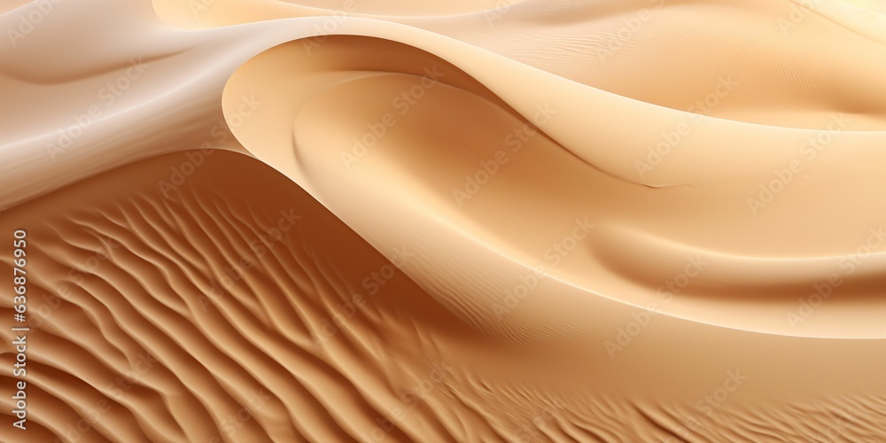 Fototapeta premium Desert Sand Texture Background. Sand Dunes