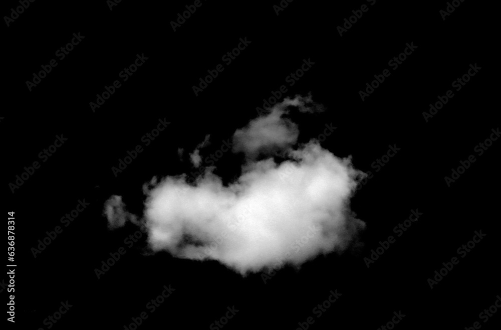 Set of white clouds or smog for design isolated on a black background.
Set of white clouds or smog for design isolated on a black background.