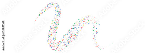 Colorful Polka Background White Vector. Element Geometric Texture. Bright Wedding. Rainbow Geometric Congratulation. Dot Holiday Template.