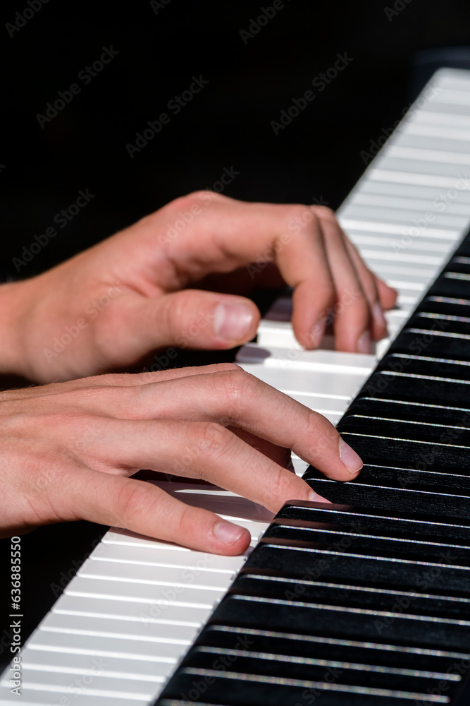 Fototapeta premium Klavierspiel