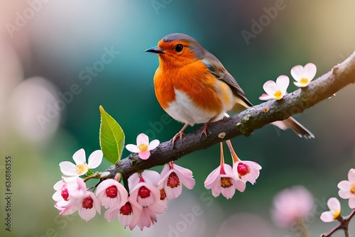robin on branch © Safdar